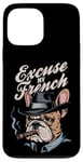 Coque pour iPhone 13 Pro Max Bulldog français Excuse My Frenchie Vintage Bulldog Lover