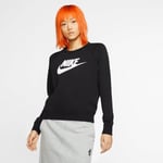 Nike naisten collegepaita NSW ESSNTL CREW FLC, musta