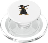 Graduate-Black-Man Dabbing PopSockets PopGrip for MagSafe