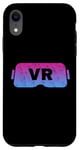 Coque pour iPhone XR Virtual Reality VR Vintage Gamer Video lunettes vidéo