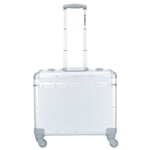 Alumaxx Valise de pilote à 4 roulettes 47 cm, compartiment pour ordinateur portable silber matt (45168)