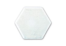 Hama - 276 - Loisir Créatif - Midi Plaque - Hexagonale, Blanc