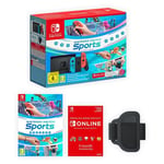 BRAND NEW Nintendo Switch Neon Red - Neon Blue + Switch Sports + 3 Months Code