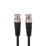 10x Copper Core Coaxial Cable BNC Male To BNC Male Cable For CCTV Camera 1m Fit