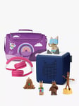 tonies Pink Headphones, Bag & 4 Tonie Audio Characters Toniebox Starter Set, Navy