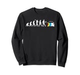 Funny Car Painter Evolution Auto Body Spray Painter Sweatshirt