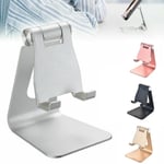 Adjustable Desk Table Stand Holder Mount For Ipad Tablet Phone D Silver