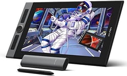 XPPen Artist Pro 16 Tablette Graphique avec Ecran Entier Laminé en 15.6 Pouces Stylet X3 Elite Plus à 8192 Niveaux avec Smart Puce et Gomme Numérique - Compatible avec Windows Mac Chrome et Linux