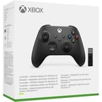 SHOT CASE - Manette Xbox nouvelle génération avec adaptateur sans-fil Windows 10 - Noir