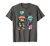 Scott Pilgrim Vs. The World Scott Hearts Ramona T-Shirt