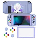 PlayVital ZealProtect Soft Protective Case for Nintendo Switch, Flexible Cover Protector for Switch with Screen Protector & Thumb Grip Caps & ABXY Direction Button Caps - Butterfly Fairy