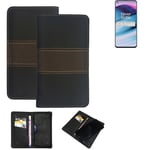 Wallet Case for OnePlus Nord N20 5G Protective Case + Cell Phone Case Brown Book