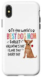 Coque pour iPhone X/XS Chihuahua Best Dog Mom Valentines Day Funny Puppy Dogs