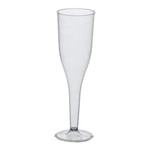 10-Pack Champagneglas i Plast / Plastglas - 100ml Transparent