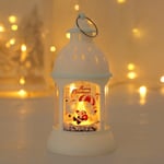 Juldekorationer Ljusstake Lampa Santa Snowman Storm Lantern Julgranshänge Santa Claus