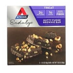 Endulge Bars Nutty Fudge Brownie 5/7.1 oz By Atkins