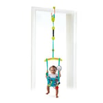 Bright Starts, Sauteur de Porte Bounce 'n Spring Deluxe, Sièges Sauteurs Suspendus pour Bébé, 4 Jouets d’Activité, Sangle Réglable, Lavable, à partir de 6 Mois