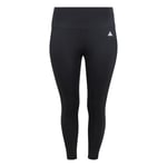 adidas Women's Training Essentials High-Waisted 7/8 Leggings (Plus Size), Legend Ink, 4XL Plus