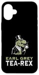 Coque pour iPhone 16 Plus Earl Grey Tea Rex trex dinosaure dinosaure humour britannique t-rex