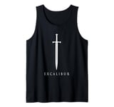 Excalibur The Legendary Sword in the Stone of King Arthur Tank Top