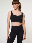 Girlfriend Collective Luxe Addison Sports Bra, Black