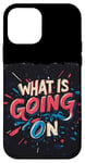 Coque pour iPhone 12 mini Costume de discours Cool What is going on