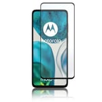 Motorola Moto G52 / G82 PANZER Premium Full-Fit Glass - Herdet Glass - Svart Kant