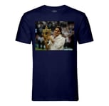 T-Shirt Homme Col Rond Trophee Grand Chelem Champion Roger Federer Tennis Superstar Sport