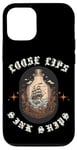 iPhone 12/12 Pro Loose Lips Sink Ships Ocean Strom Ship In A Bottle Case