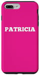 Coque pour iPhone 7 Plus/8 Plus Médaille avec nom de Patricia - Personnalisable - Dos assorti