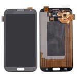 Pour Samsung Galaxy Note Ii Gris / N7100 Lcd + Touch Pad Assemblage De Numériseur Foncé Pièce Détachée 2 En 1