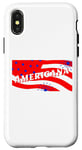 Coque pour iPhone X/XS Americana, drapeau américain, jiu-jitsu, MMA, feux d'artifice, boxe