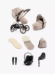 egg3 Pushchair, Carrycot & Accessories with Cybex Cloud T Car Seat and Base T Luxury Bundle