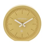 Interval Minimalist Desk Clock 15cm Yellow