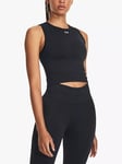 Under Armour Train Seamless Tank Top, Black/White