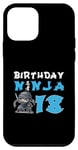 Coque pour iPhone 12 mini Little Ninja Fête d'anniversaire pour enfant 18 ans Ninja