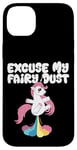 Coque pour iPhone 14 Plus Excuse My Fairy Dust Funny Unicorn Rainbow Peter