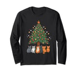 Cats Christmas Holiday Party Decorations - Ugly Christmas Long Sleeve T-Shirt