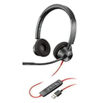 Plantronics – Blackwire 3320 USB-A (Poly) – Wired, Dual-Ear (Stereo) Headset