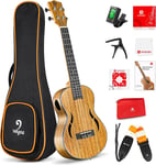 Vangoa Tenor Ukulele 26 Inches Walnut Wood Hawaii Acoustic Ukuleles Beginner Set