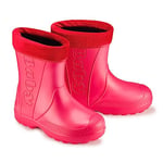 ESTRO Bottes de Pluie Enfant - Bottes Pluie Fille Botte en Caoutchouc Enfant Botte Pluie Enfant Chaussure Pluie Enfant CB01 (30/31 EU, F81 Rouge)