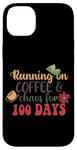 Coque pour iPhone 14 Plus T-shirt Running On Coffee & Chaos For 100 Days