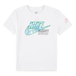 Nike Kids Futura Micro Text Short Sleeve T-Shirt 5-6 Years