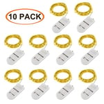 Big House Led Fairy Lights, 10 Pack 2m 20 Leds Battery Operated Copper Wire For