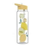 Travel Water Bottle Water Bottle With Straw Kids Water Bottles Womens Water Bottle Small Water Bottle lemon,720ml