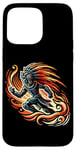 Coque pour iPhone 15 Pro Max Aztec Warrior Mask Ancient Civilization Mexican Heritage