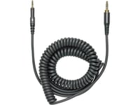 Audio-Technica Replacement Cable for ATH-M40x and ATH-M50x Headphones (Black, Coiled)