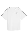 PUMA Femme T-Shirt Tape Tee, Puma Blanc, XS EU