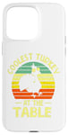 iPhone 15 Pro Max Thanksgiving Toddler Coolest Turkey At The Table Dinner Case