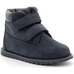 Boots enfant Timberland  Bottine mi-haute à scratch pour enfant en bleu foncé Pokey Pine